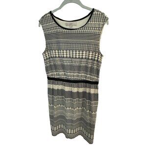 Ann Taylor LOFT Sleeveless Striped Dress Size M EUC
